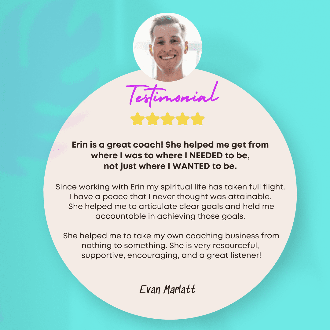 Five-star testimonial for Erin, a great coach.